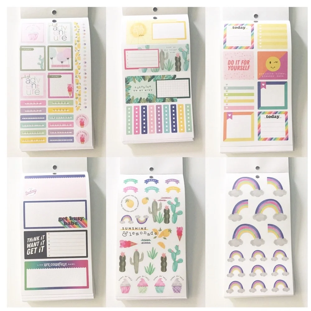 Happy Planner Horizontal Layout Sticker Value Pack